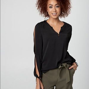 Eco-Conscious Satin Blouse - Le Chateau